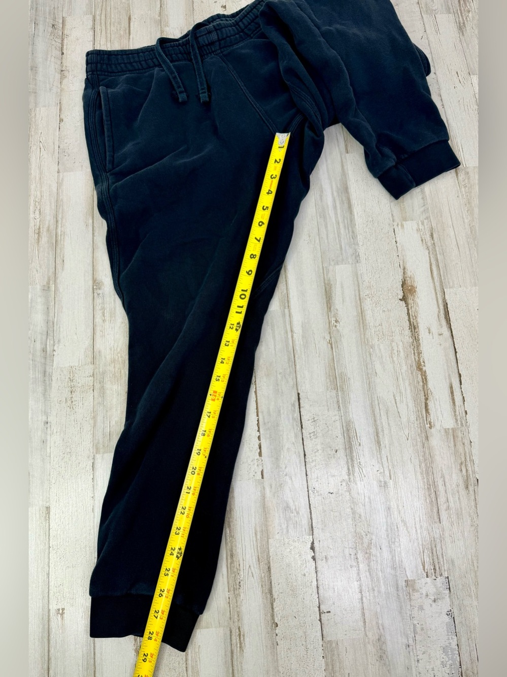 Nike Men's Black Sweatpants Size Large Elastic Waist Activewear - Picture 7 of 10